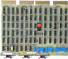 DEC PDP11 module m7859, CONSOLE PROGRAMMER (Interfacemodul) UNIBUS, von oben